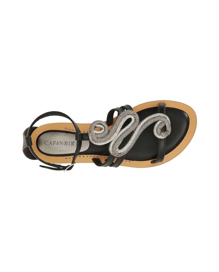 CafèNoir Sandalo Nero - Glamour Calzature