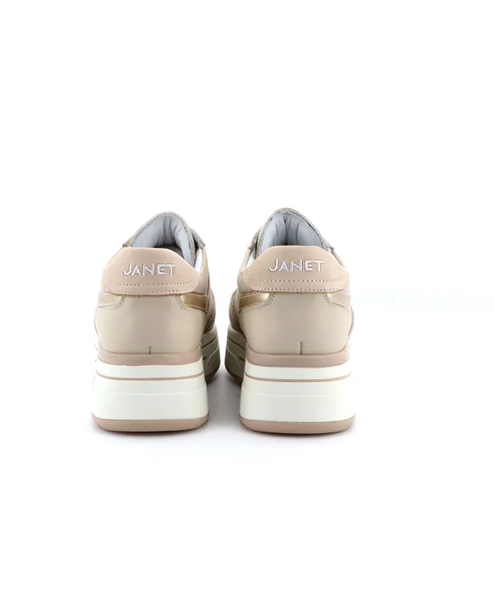 JANET&JANET Sneakers Beige - Glamour Calzature