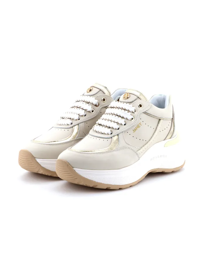 JANET&JANET Sneakers Beige - Glamour Calzature