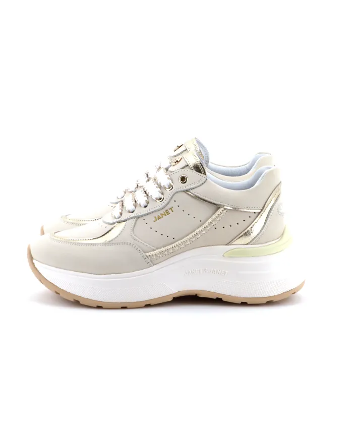 JANET&JANET Sneakers Beige - Glamour Calzature