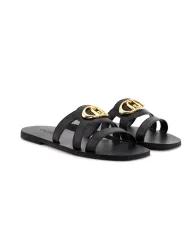 LIU-JO Ciabatta Nero - Glamour Calzature