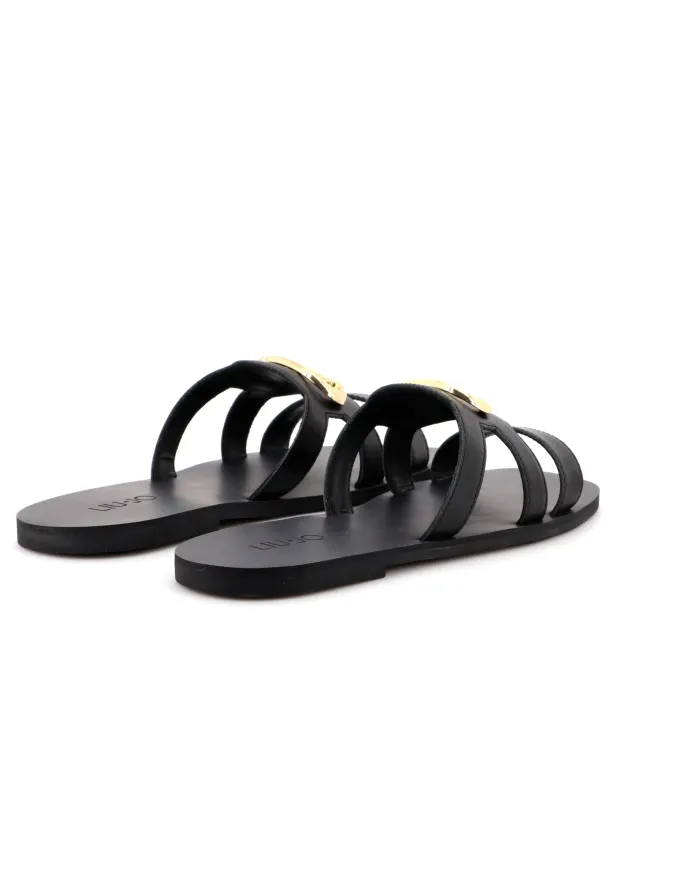 LIU-JO Ciabatta Nero - Glamour Calzature
