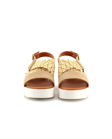 Cinzia Soft Sandalo Beige - Glamour Calzature