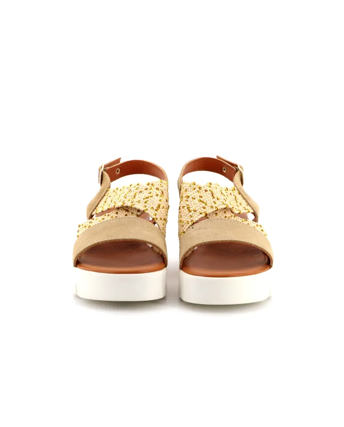 Cinzia Soft Sandalo Beige - Glamour Calzature