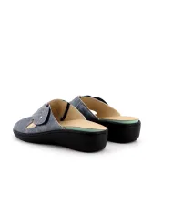 Cinzia Soft Ciabatta Blu - Glamour Calzature