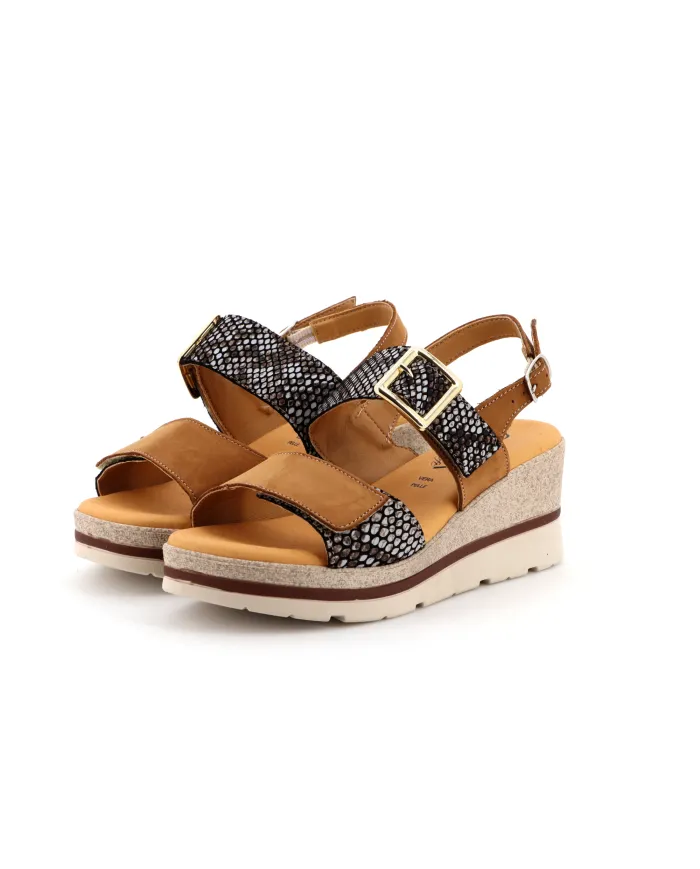 Cinzia Soft Sandalo Cuoio - Glamour Calzature