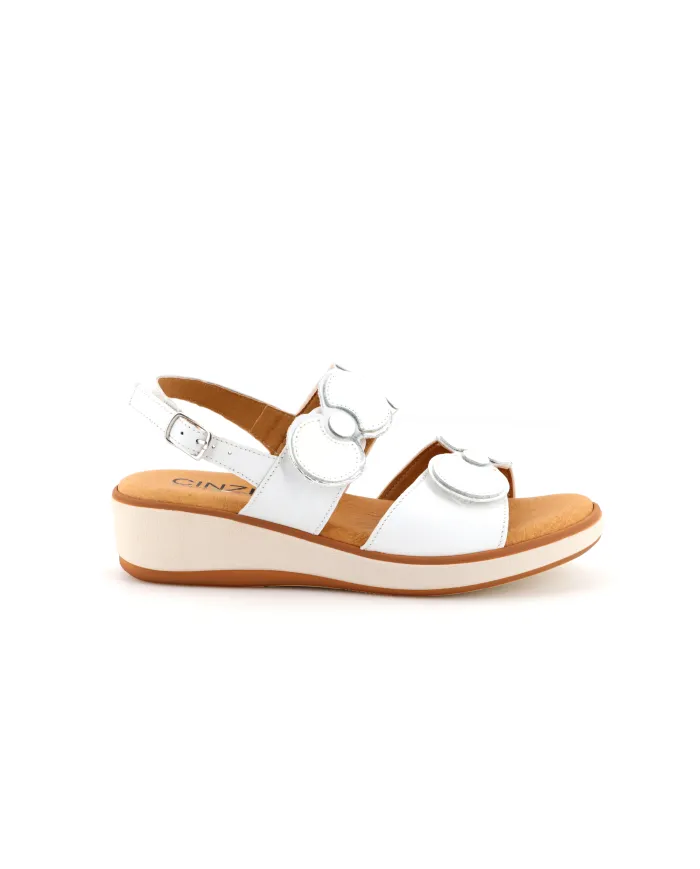Cinzia Soft Sandalo Bianco - Glamour Calzature