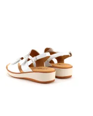 Cinzia Soft Sandalo Bianco - Glamour Calzature