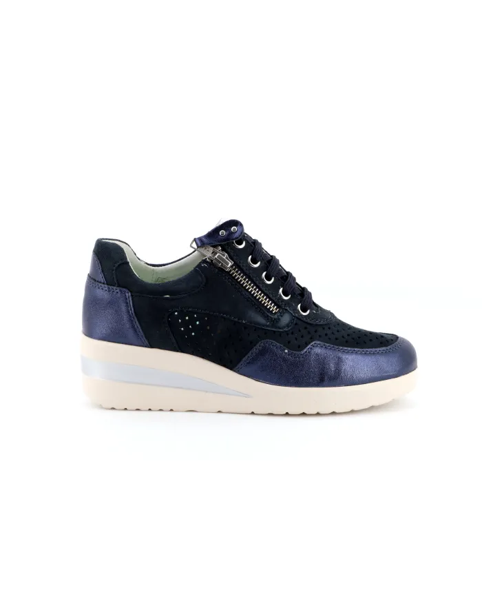Cinzia Soft Sneakers Blu - Glamour Calzature