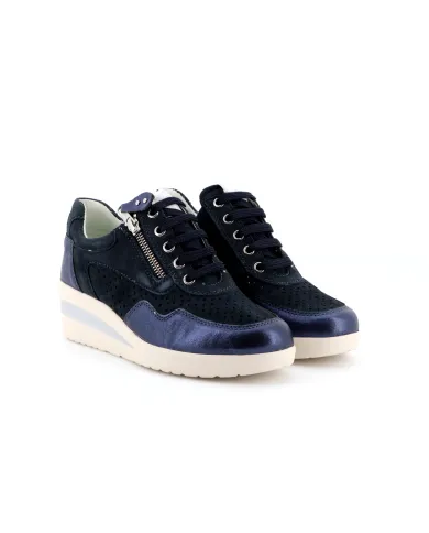 Cinzia Soft Sneakers Blu - Glamour Calzature
