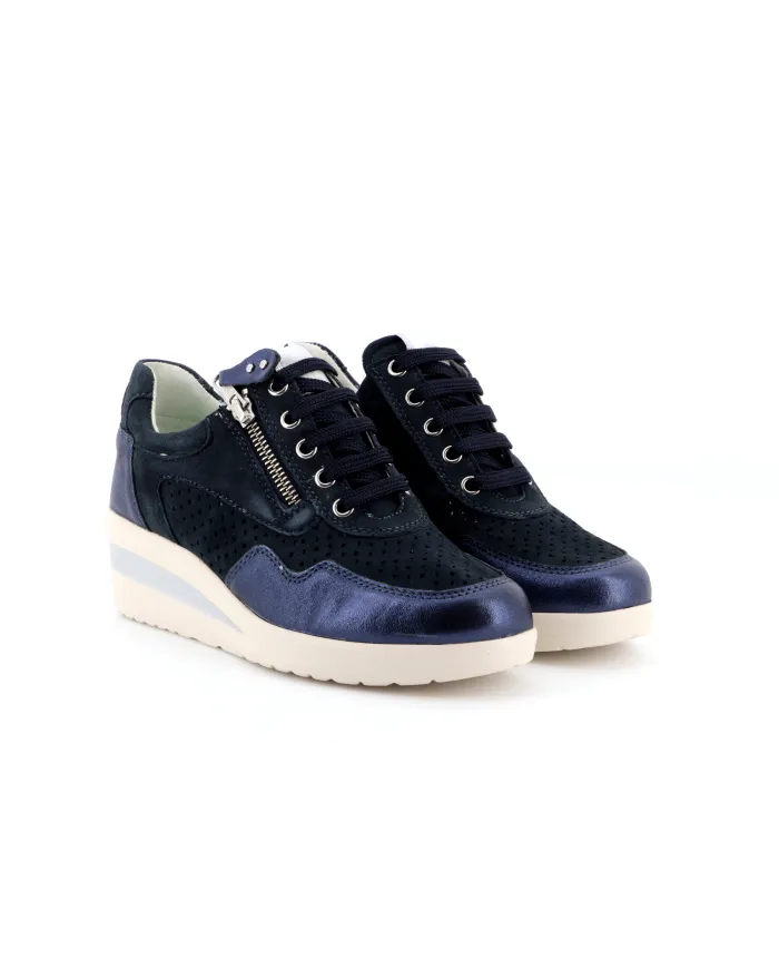 Cinzia Soft Sneakers Blu - Glamour Calzature