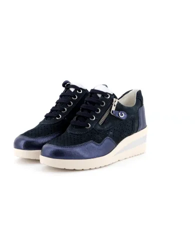 Cinzia Soft Sneakers Blu - Glamour Calzature