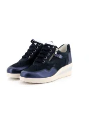 Cinzia Soft Sneakers Blu - Glamour Calzature