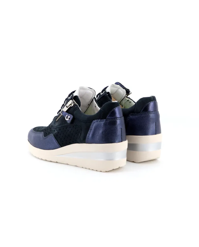 Cinzia Soft Sneakers Blu - Glamour Calzature