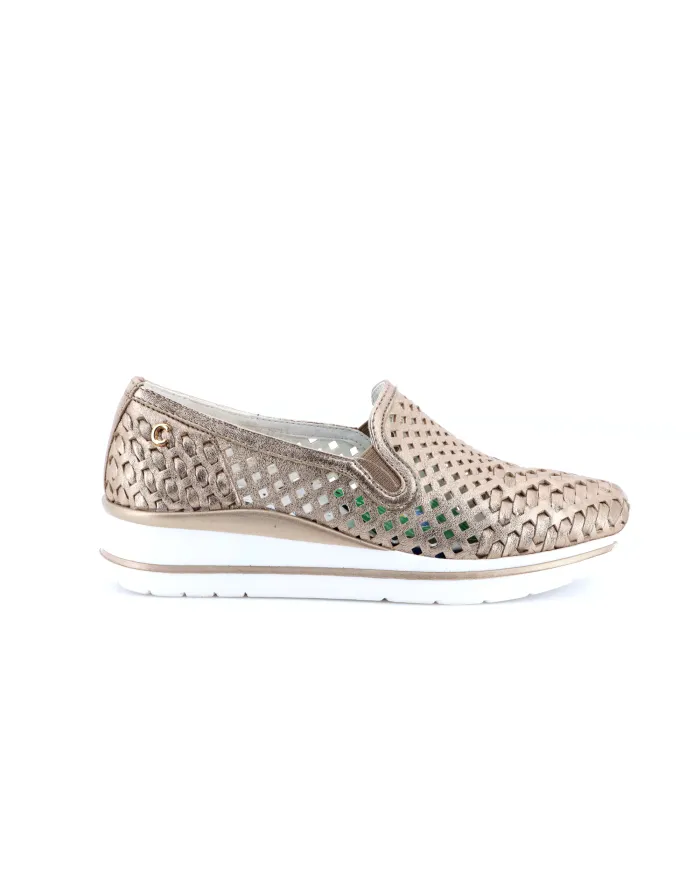 Cinzia Soft Sneakers Beige - Glamour Calzature
