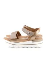 Cinzia Soft Sandalo Platino - Glamour Calzature