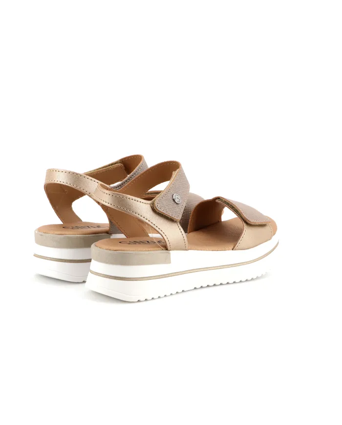 Cinzia Soft Sandalo Platino - Glamour Calzature