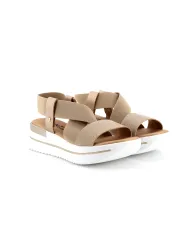 Cinzia Soft Sandalo Platino - Glamour Calzature