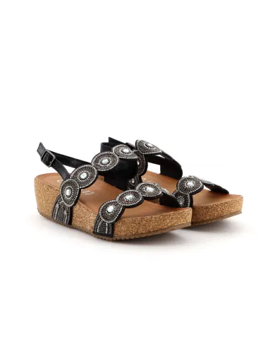Cinzia Soft Sandalo Nero - Glamour Calzature