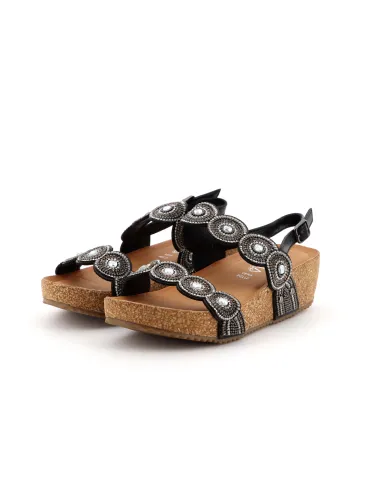 Cinzia Soft Sandalo Nero - Glamour Calzature