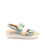 Cinzia Soft Sandalo Verde - Glamour Calzature