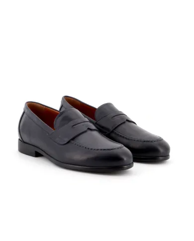 Nero Giardini Mocassino Blu - Glamour Calzature