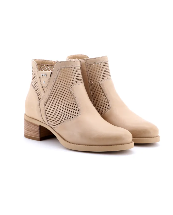 Nero Giardini Tronchetto Beige - Glamour Calzature