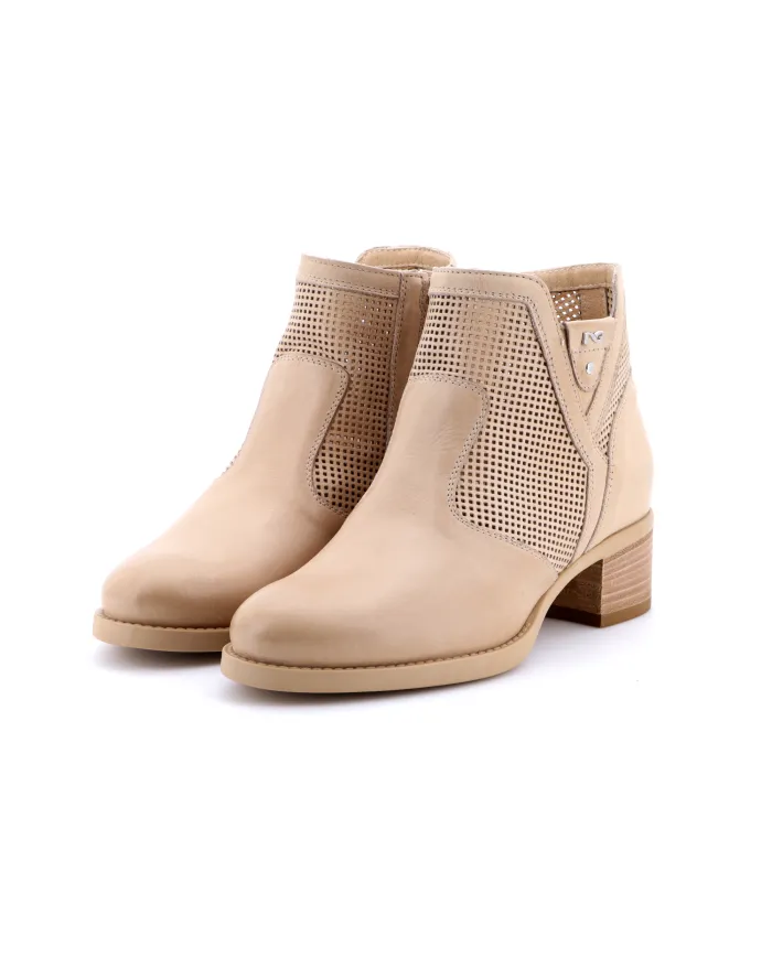 Nero Giardini Tronchetto Beige - Glamour Calzature