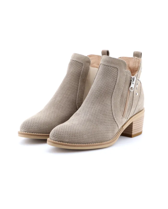 Nero Giardini Tronchetto Beige - Glamour Calzature