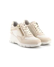 Nero Giardini Sneakers Avorio - Glamour Calzature