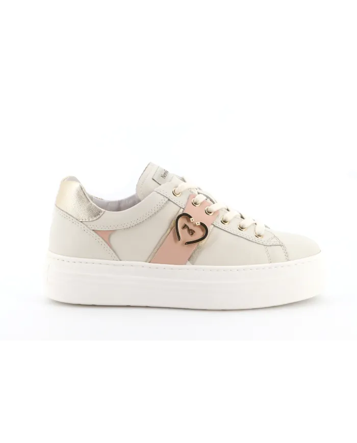 Nero Giardini Sneakers Avorio - Glamour Calzature