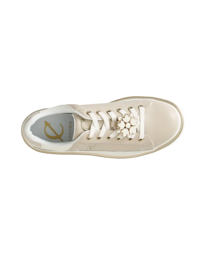CafèNoir Sneakers Beige - Glamour Calzature