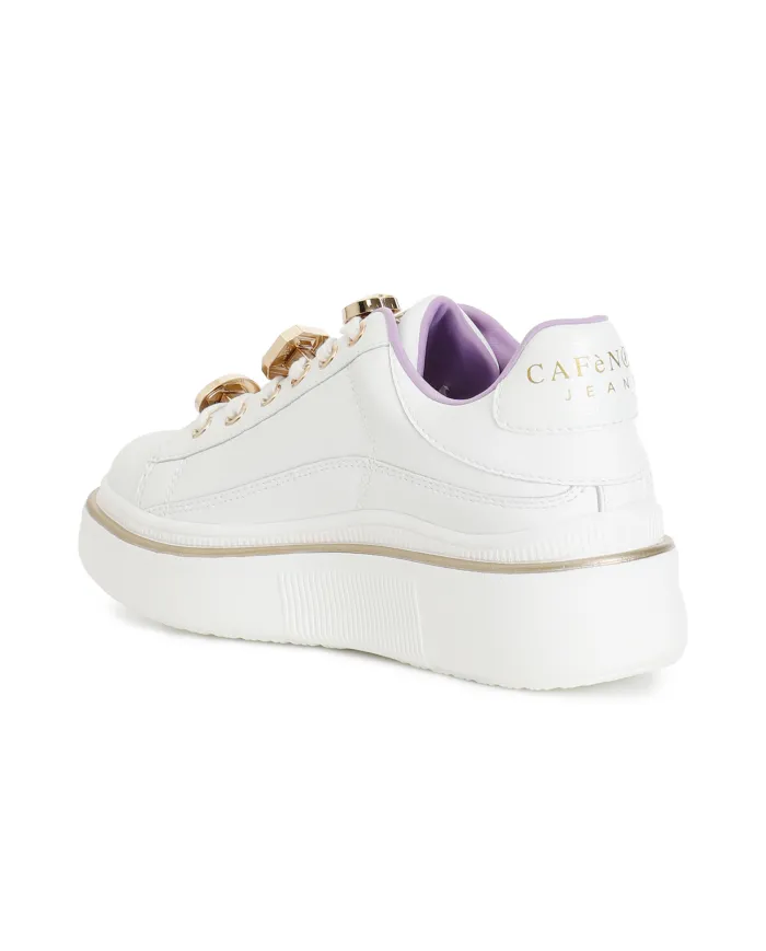 CafèNoir Sneakers Bianco - Glamour Calzature