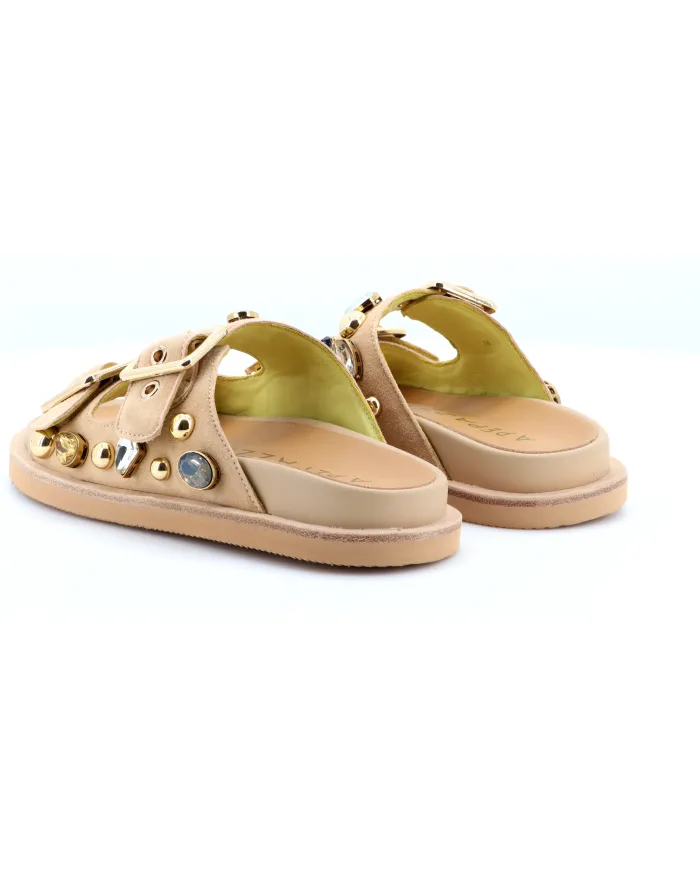 APEPAZZA Ciabatta Beige - Glamour Calzature