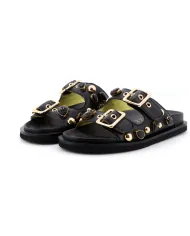 APEPAZZA Ciabatta Nero - Glamour Calzature