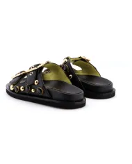 APEPAZZA Ciabatta Nero - Glamour Calzature