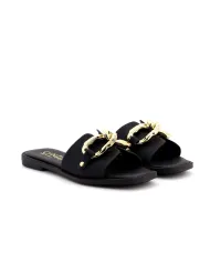 Cinzia Soft Ciabatta Nero - Glamour Calzature