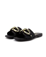 Cinzia Soft Ciabatta Nero - Glamour Calzature