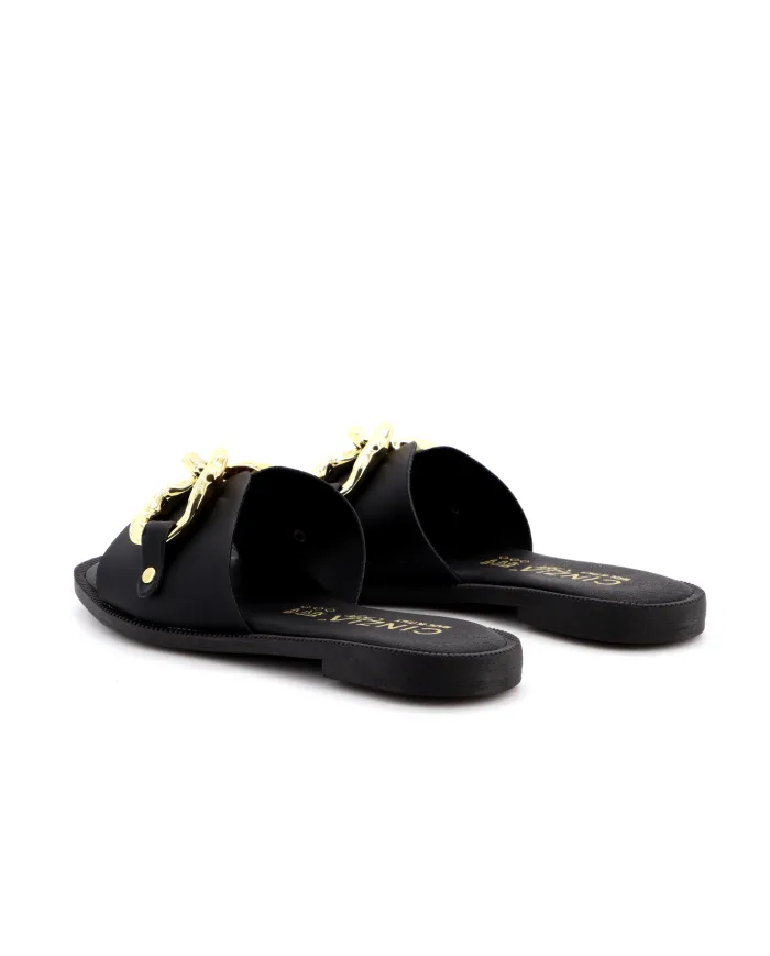 Cinzia Soft Ciabatta Nero - Glamour Calzature