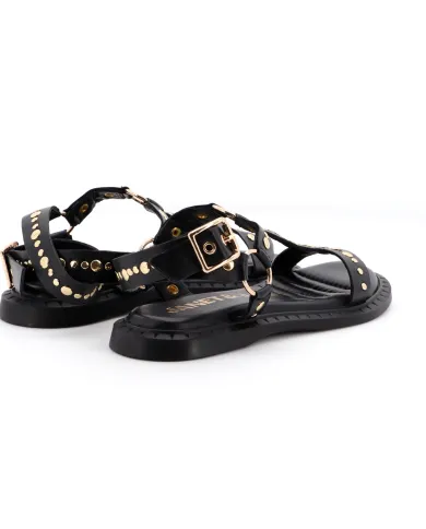 JANET&JANET Sandalo Nero - Glamour Calzature