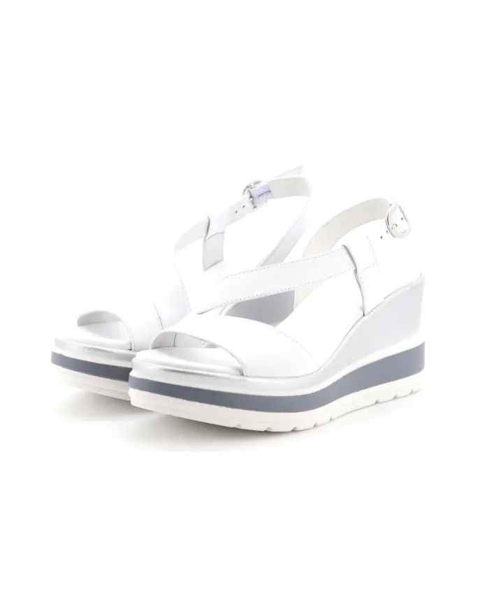 Nero Giardini Sandalo Bianco - Glamour Calzature