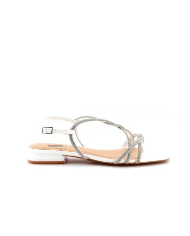 ALBANO Sandalo Bianco - Glamour Calzature