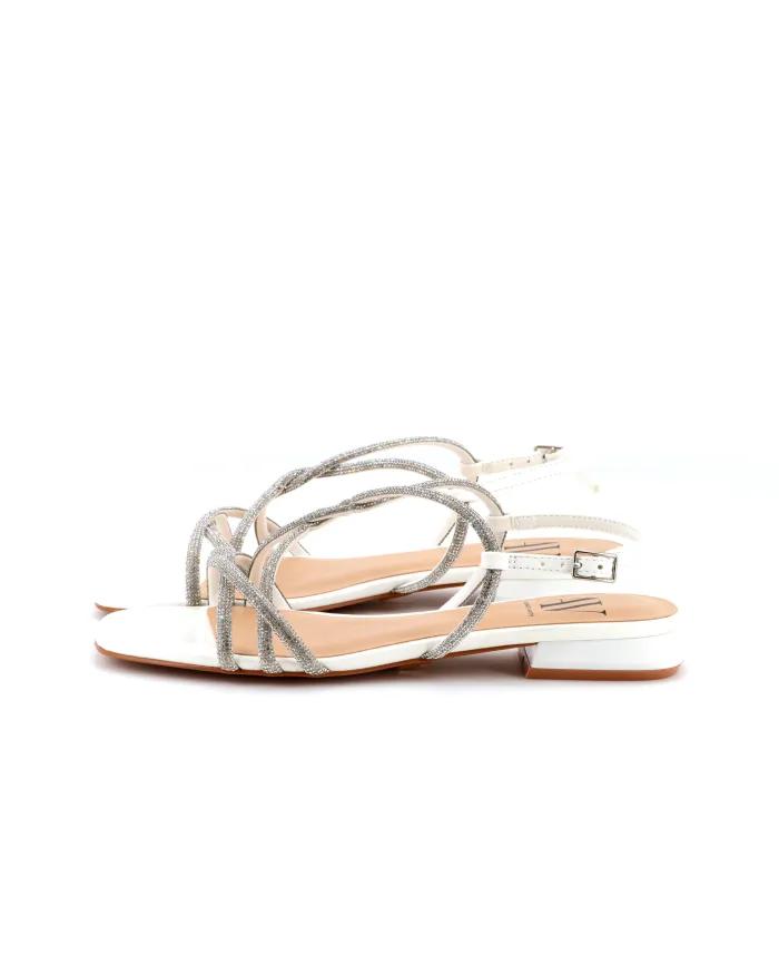 ALBANO Sandalo Bianco - Glamour Calzature