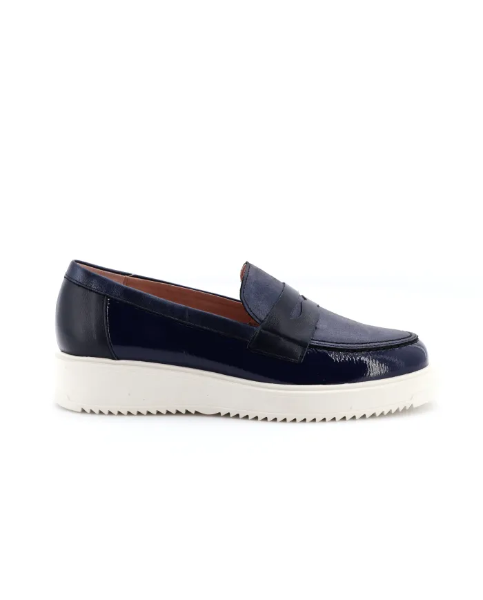 PITILLOS Mocassino Blu - Glamour Calzature