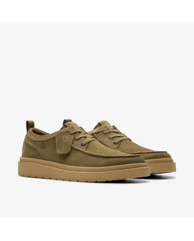 Clarks Polden Moc Verde - Glamour Calzature