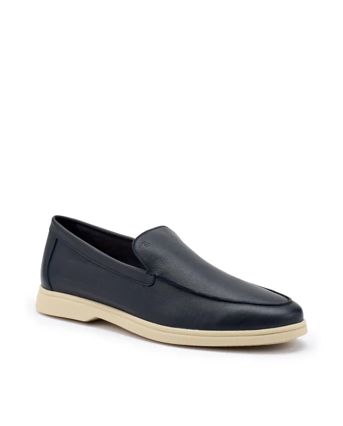 Frau Mocassino Blu - Glamour Calzature