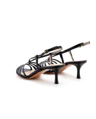 ALBANO Sandalo Nero - Glamour Calzature