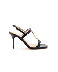 ALBANO Sandalo Nero - Glamour Calzature