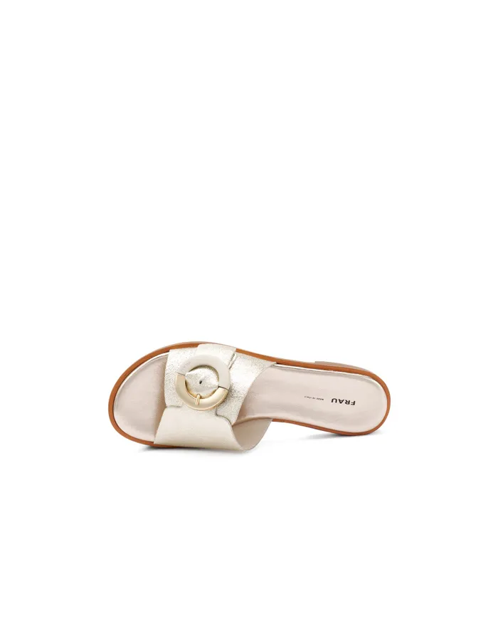 Frau Ciabatta Platino - Glamour Calzature