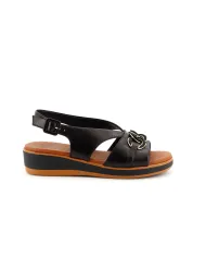 Susimoda Sandalo Nero - Glamour Calzature